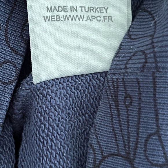 A.P.C. Rue Madame Paris Sweatshirt Jumper, Size M Medium, APC - Picture 6 of 9